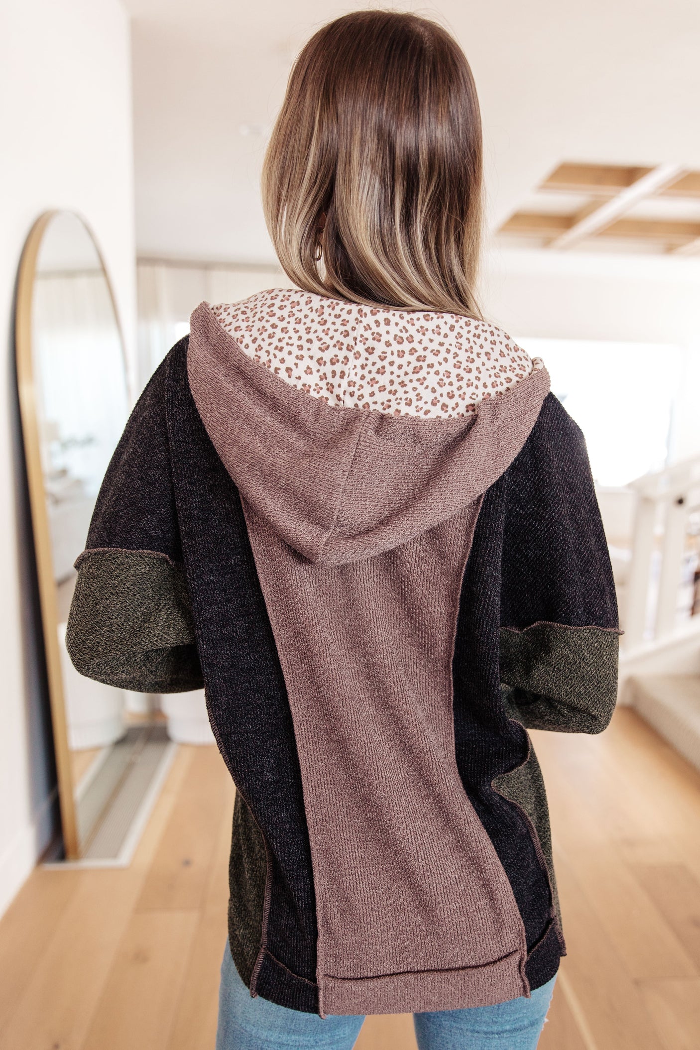 Mixed Emotions Color Block Hoodie - Liarian Unlimited Boutique