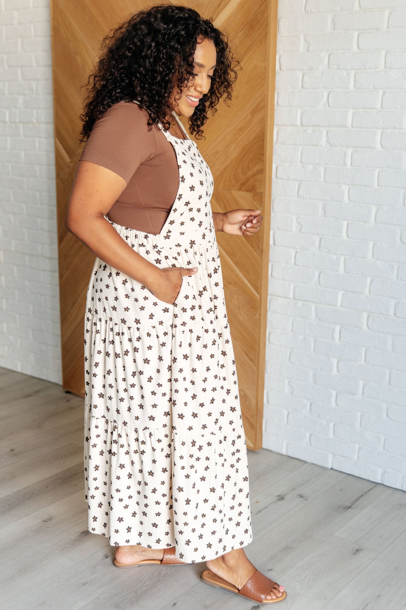 Vestido de campos de flores naturalmente chic