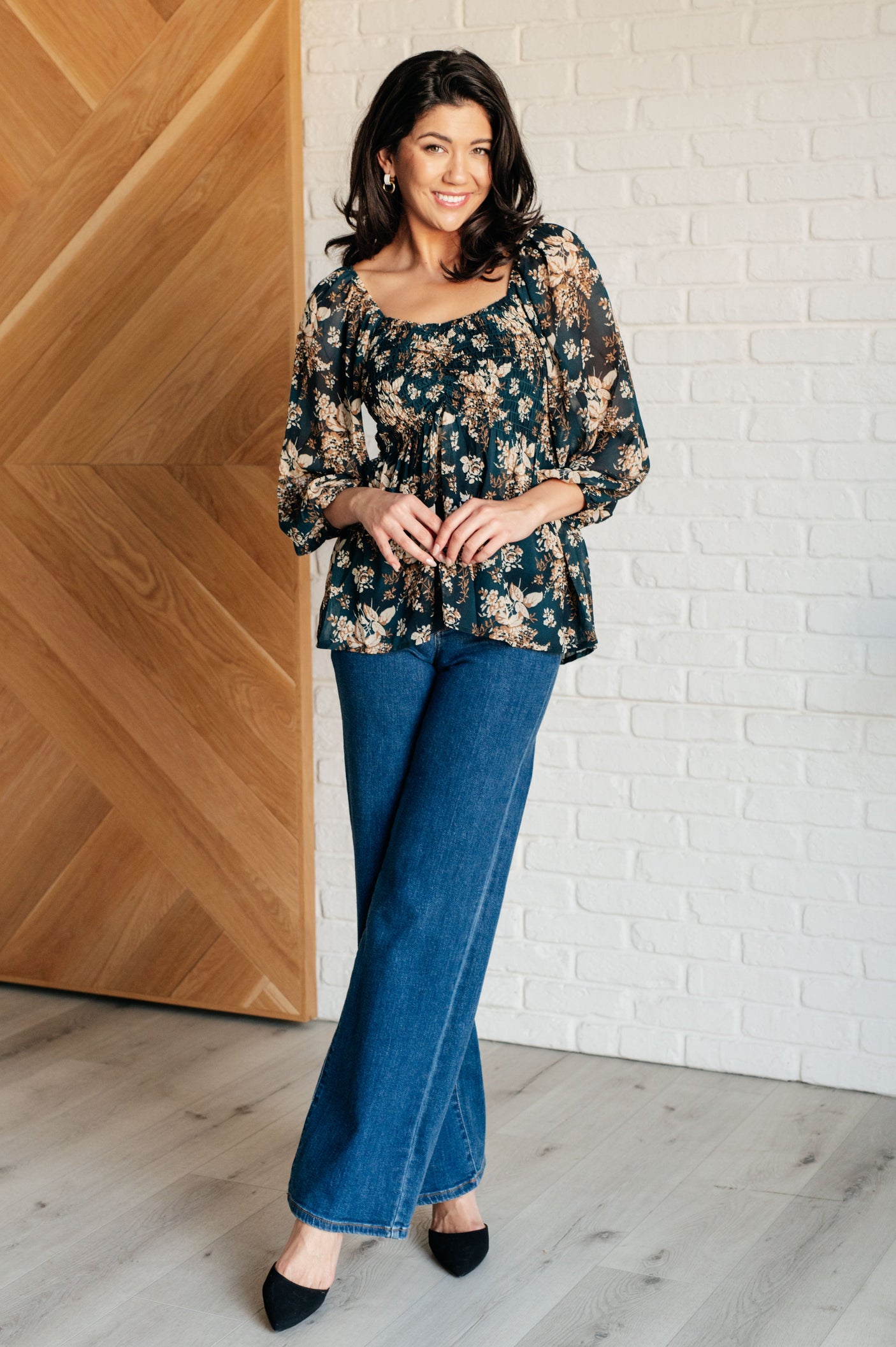 New Beginnings Square Neck Blouse - Liarian Unlimited Boutique