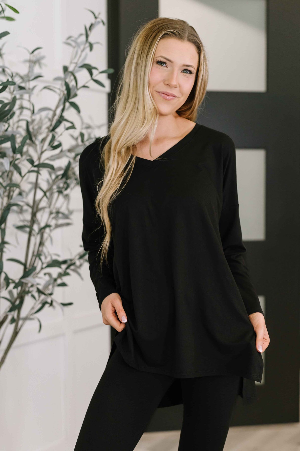 Next to Nothing Top and Bottom Set in Black