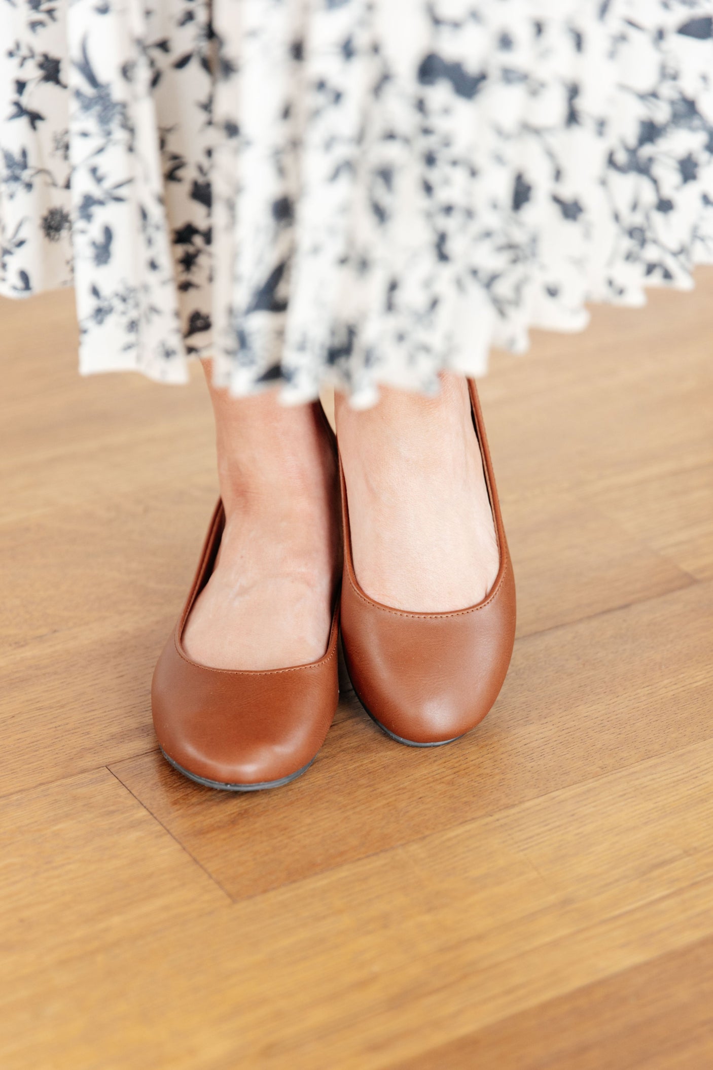 On Your Toes Ballet Flats in Camel - Liarian Unlimited Boutique