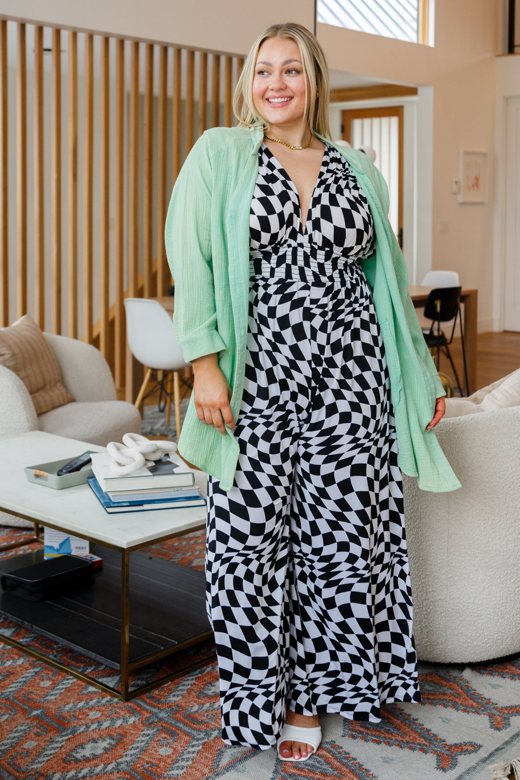 Mono estampado de pierna ancha Osborn