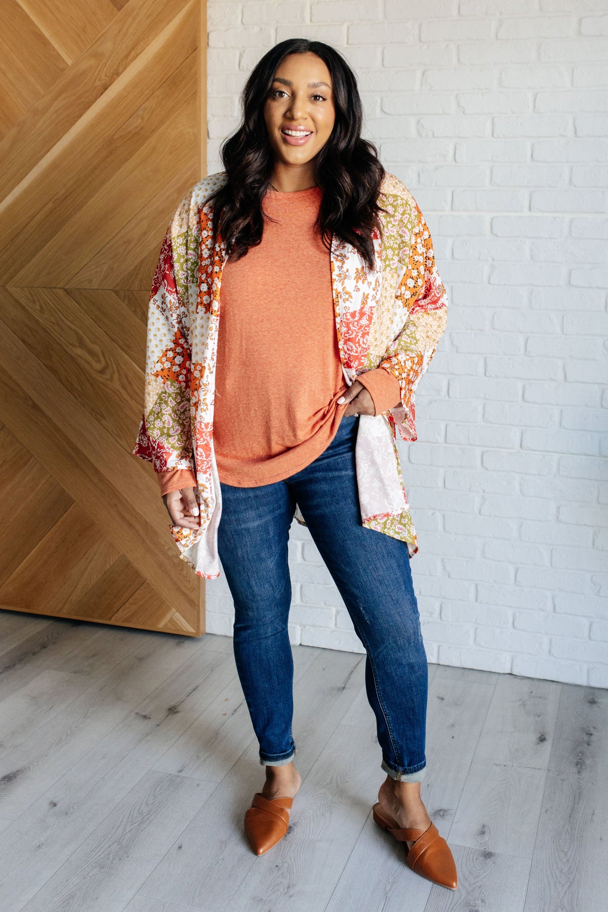 Patchwork of Feelings Mixed Floral Kimono - Liarian Unlimited Boutique