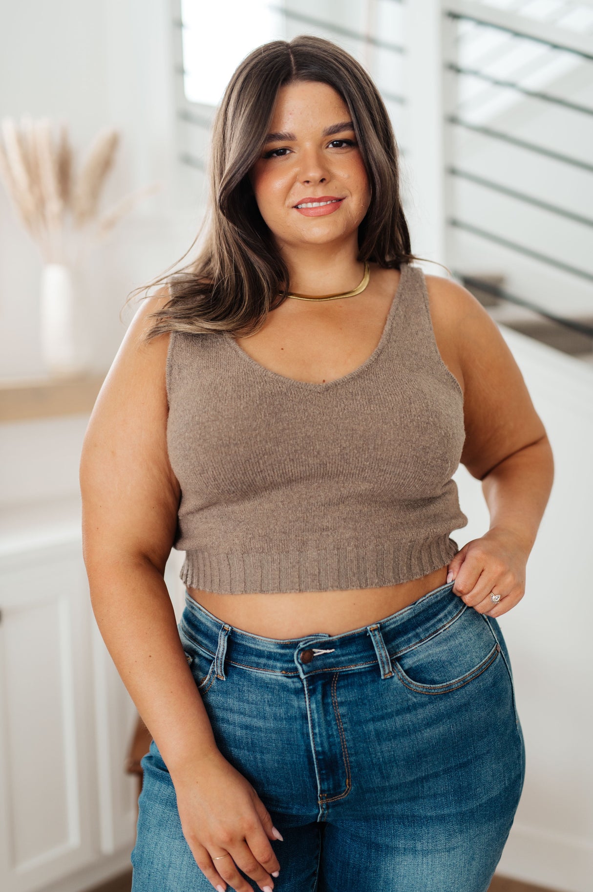 Perfectly Resolved Sweater Tank - Liarian Unlimited Boutique