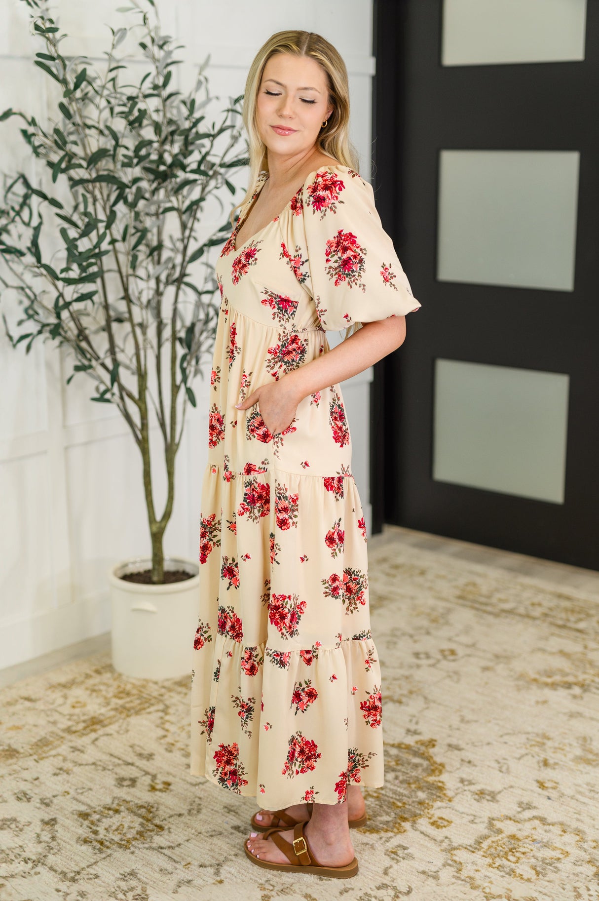 Vestido con mangas globo de Petals & Postcards