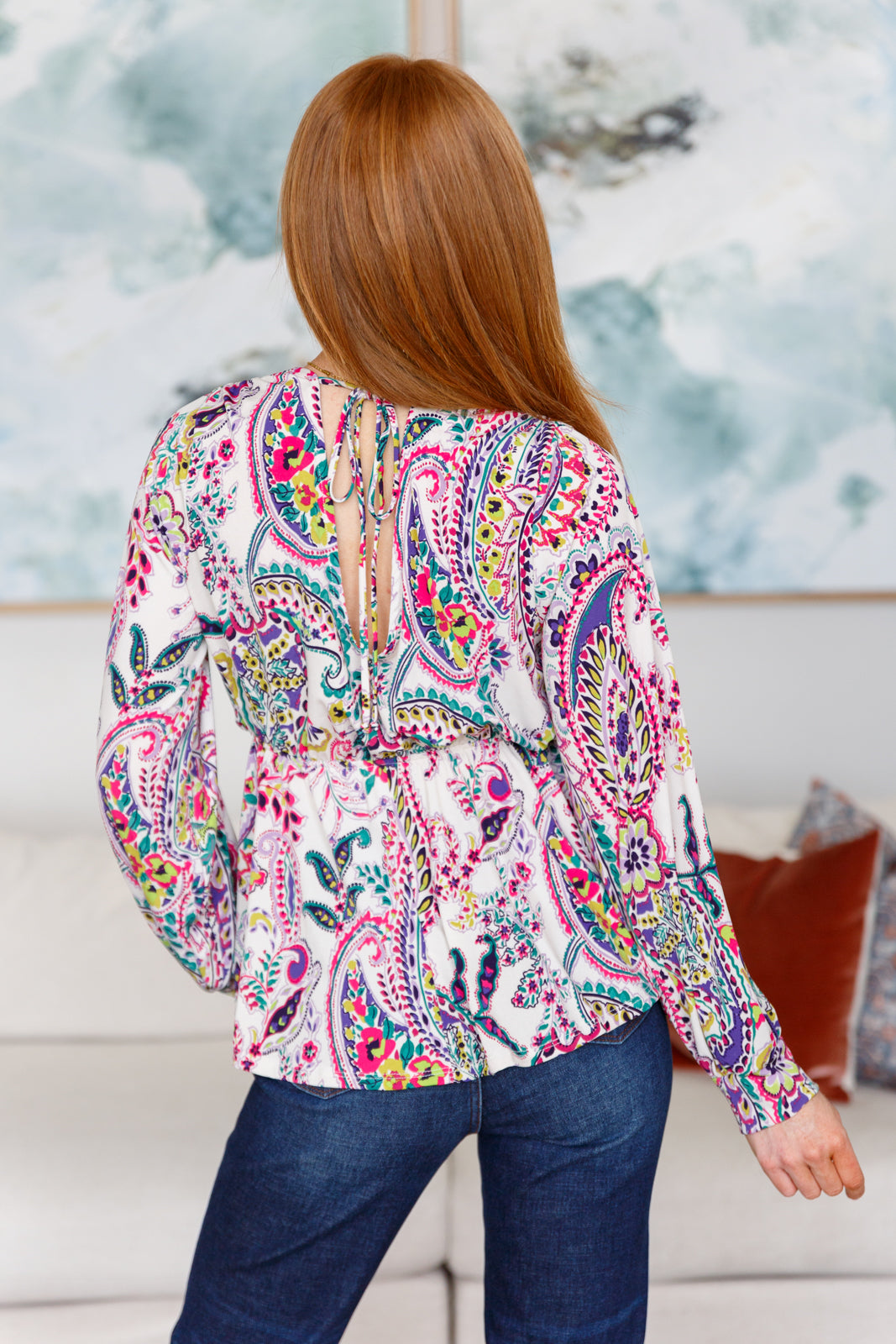 Elige un color de blusa peplum