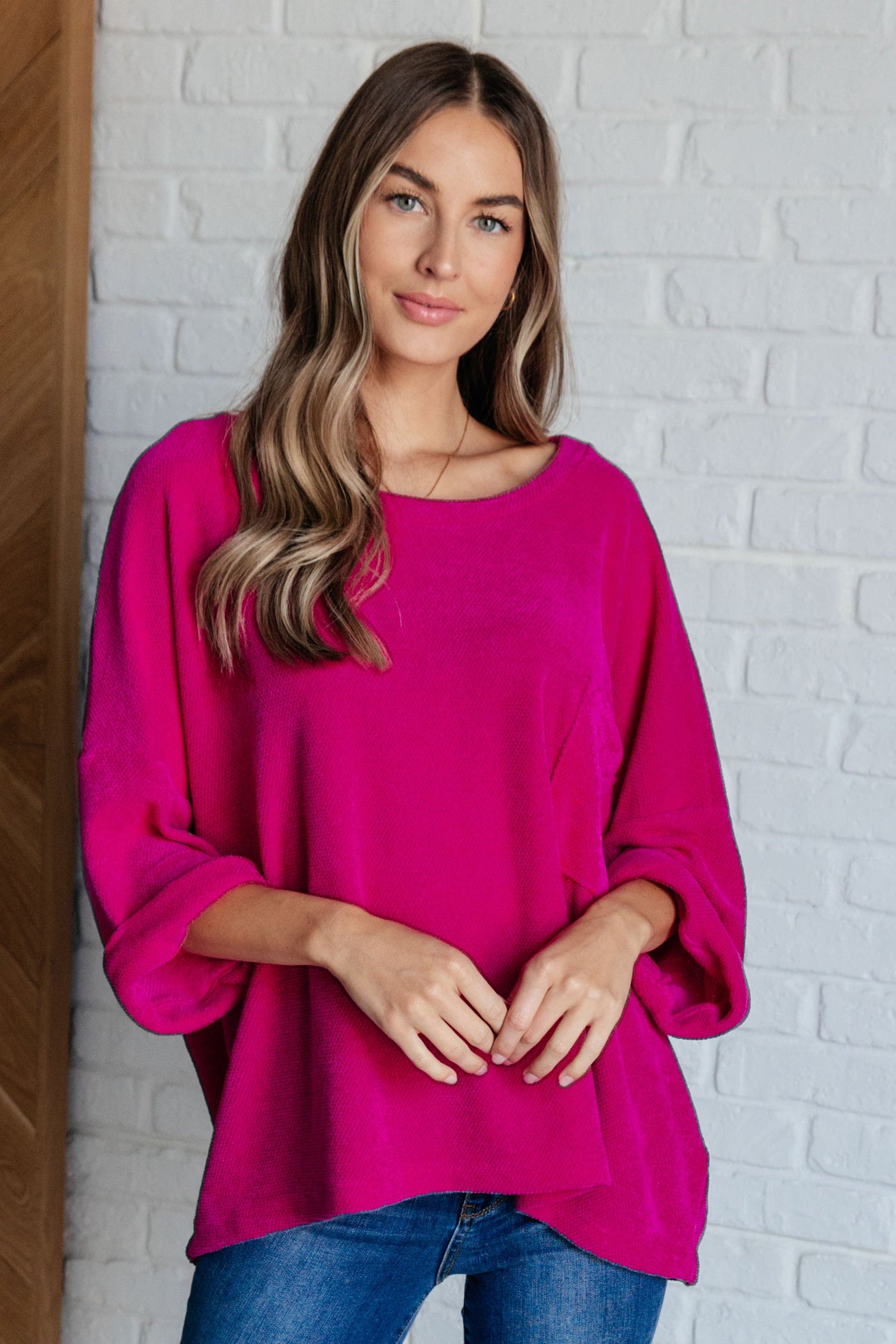 Blusa de chenilla Pink Thoughts