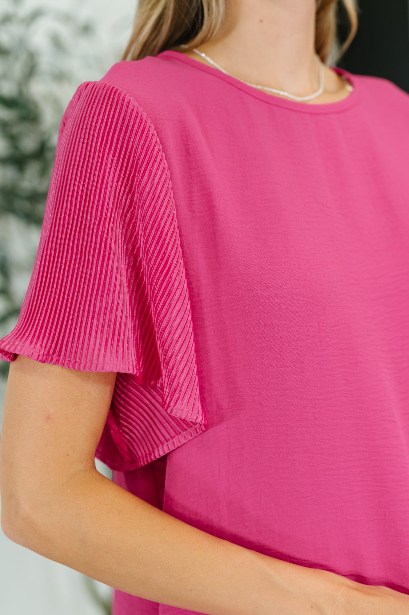 Pink and Perfect Ruffle Sleeve Top - Liarian Unlimited Boutique