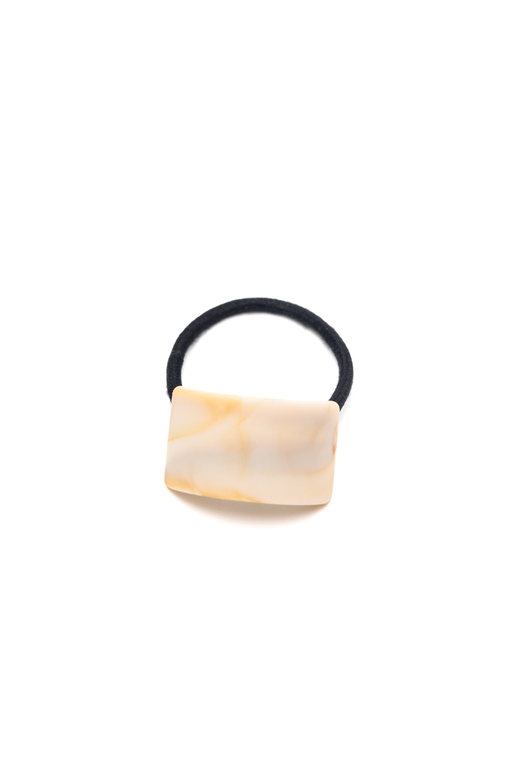 Rectangle Cuff Hair Tie Elastic in Ivory - Liarian Unlimited Boutique