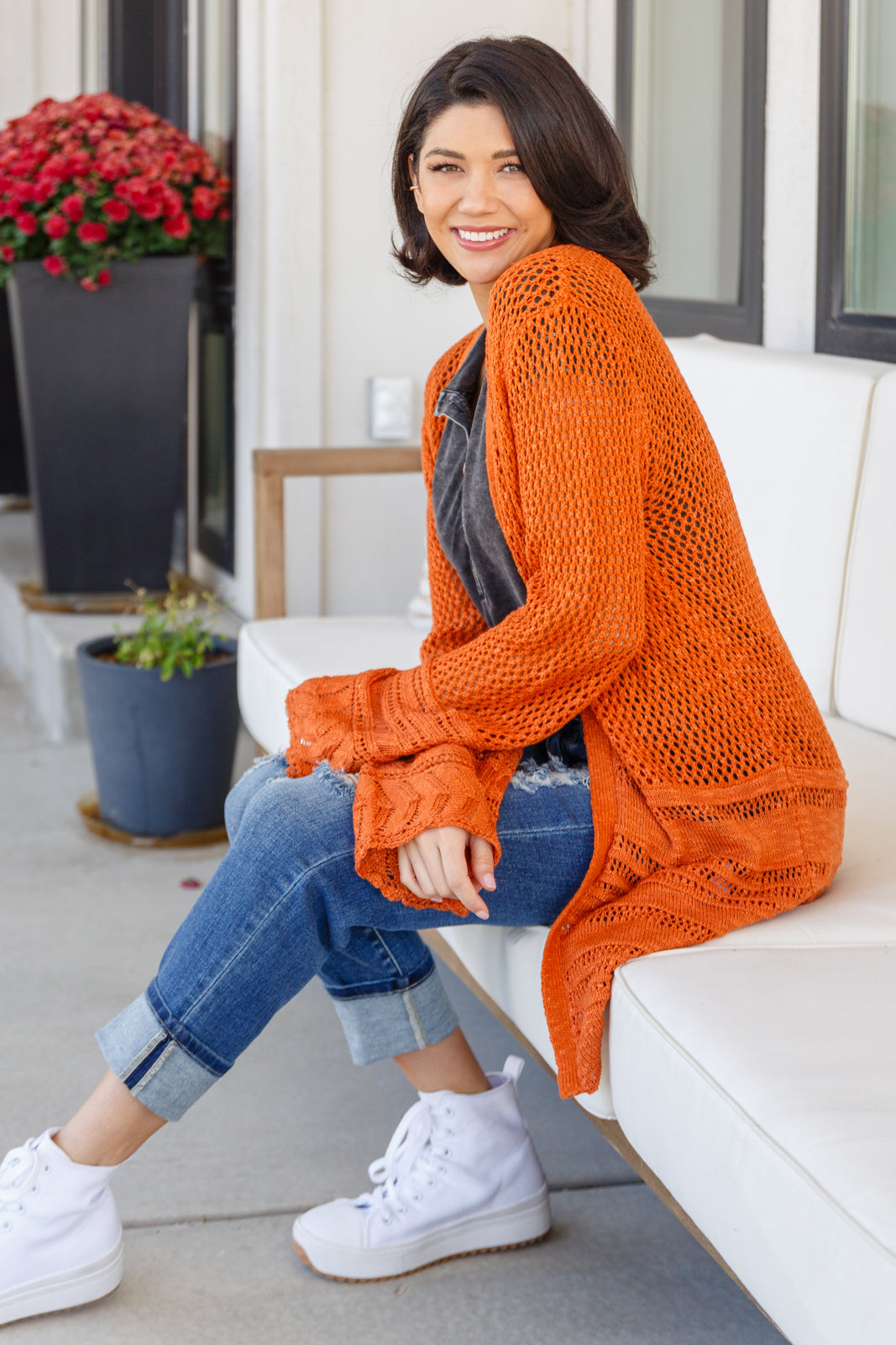 She's Alright Mineral Wash Sleeveless Henley - Liarian Unlimited Boutique