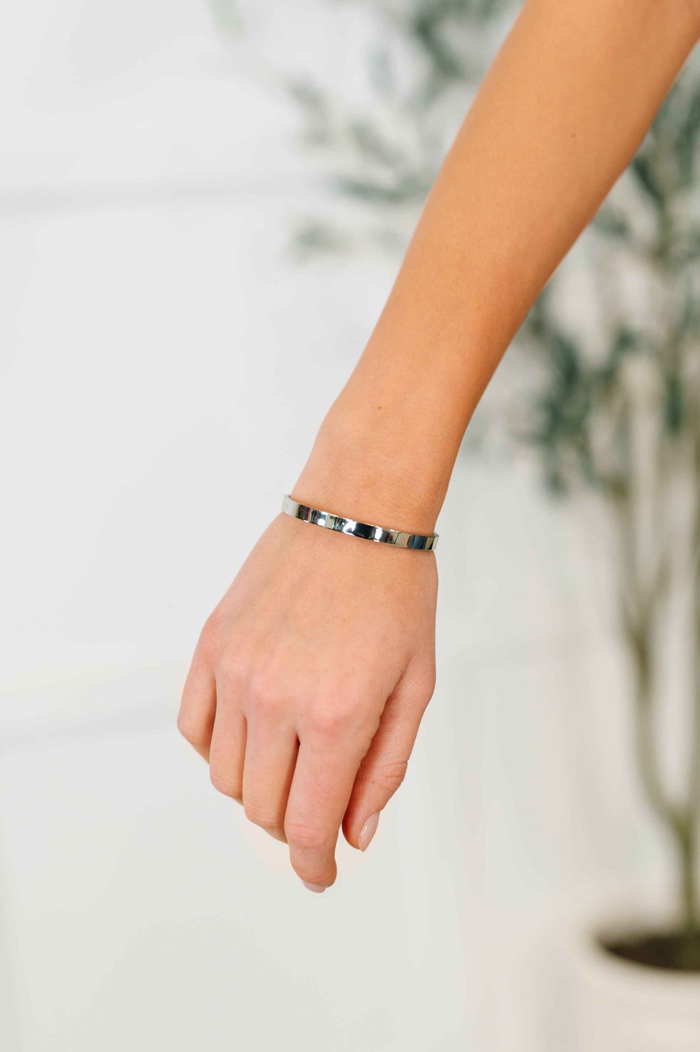 Shelby Classic Silver Bangle