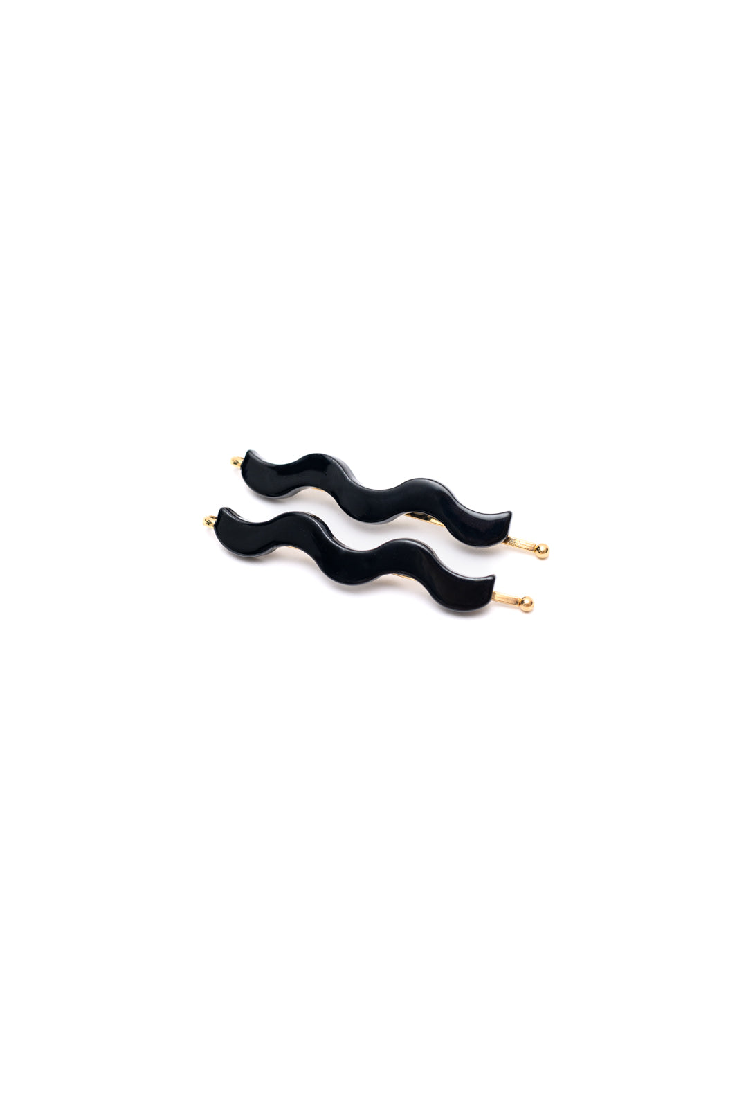 Sleek Waves Hair Clip in Black - Liarian Unlimited Boutique
