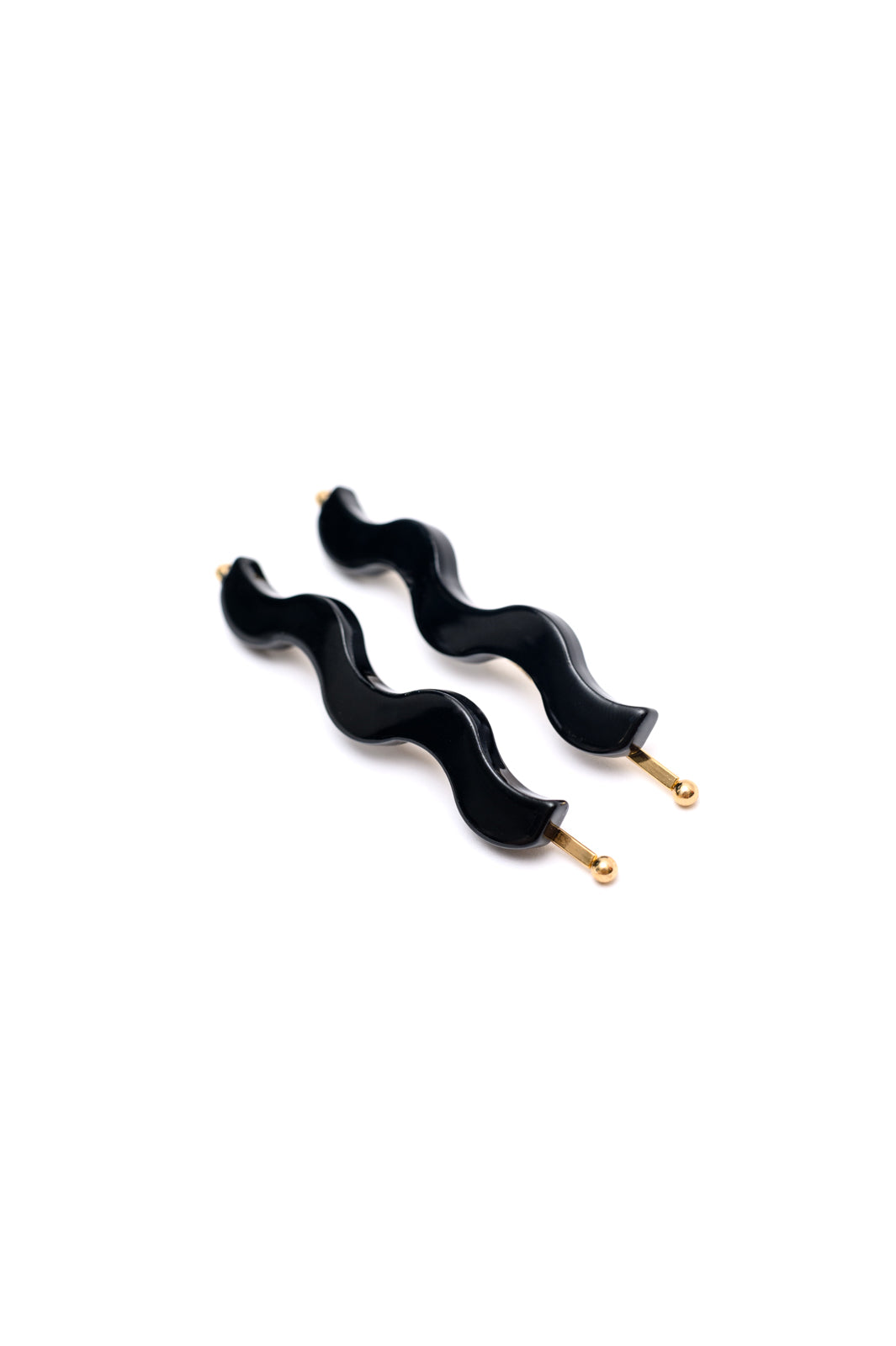 Sleek Waves Hair Clip in Black - Liarian Unlimited Boutique