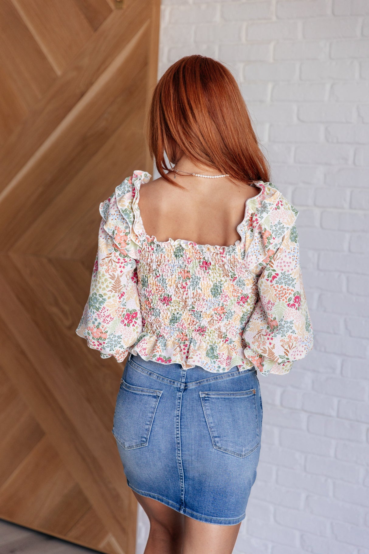 Blusa elástica fruncida Social Season