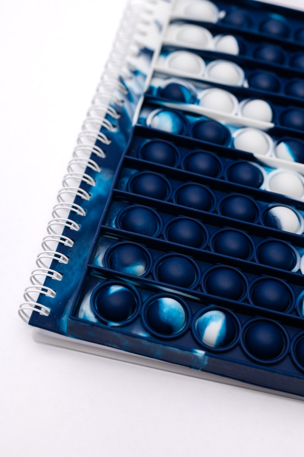 Spiral Writing Notebook in Blue Marble - Liarian Unlimited Boutique