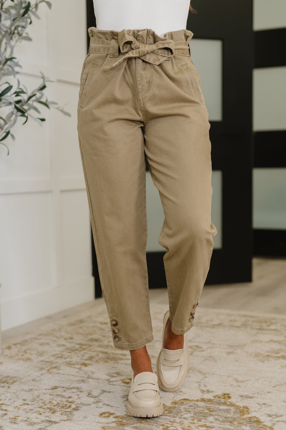 Pantalones de cintura alta Streets of Serenade