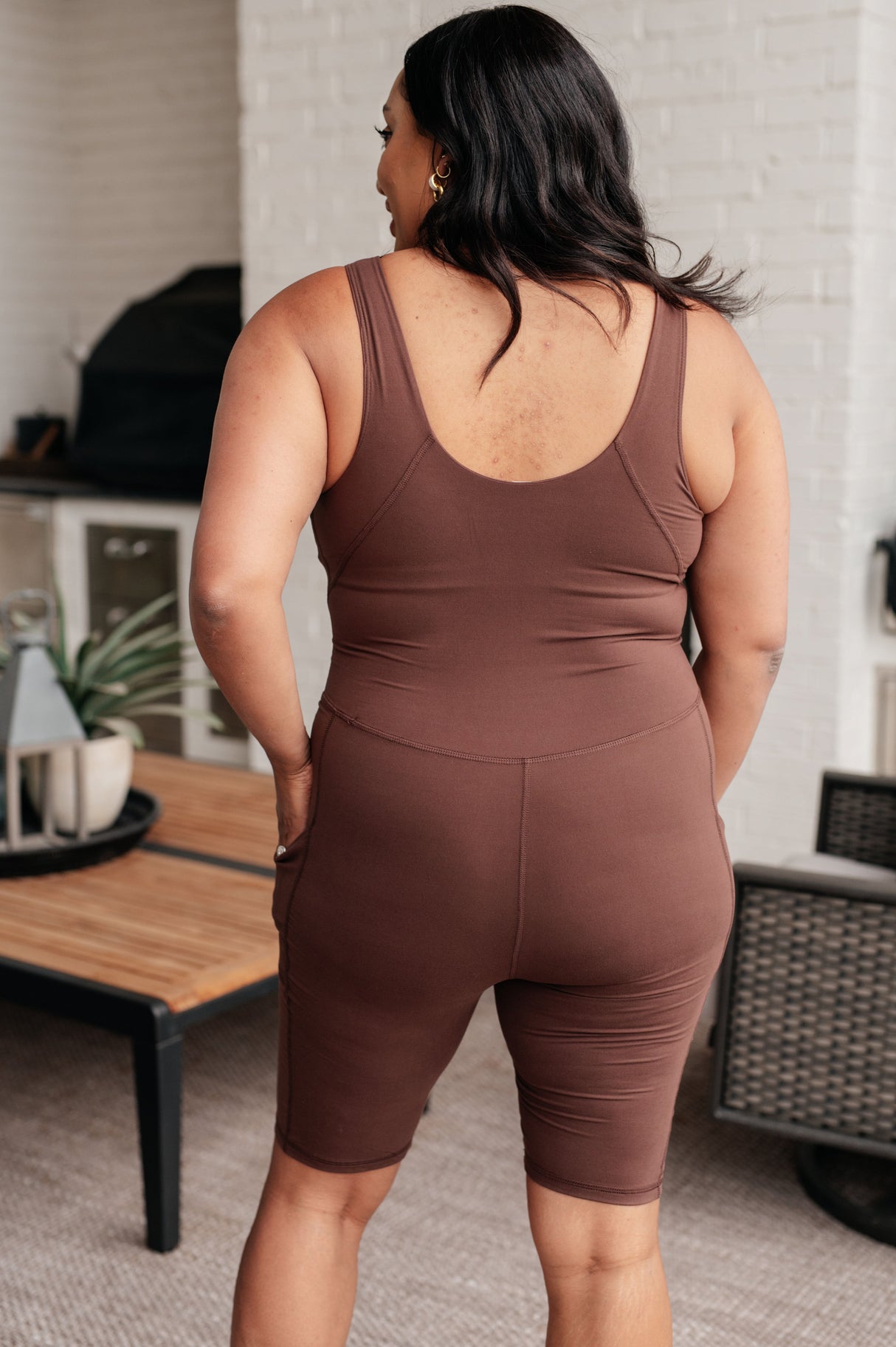 Sun Salutations Body Suit in Java - Liarian Unlimited Boutique