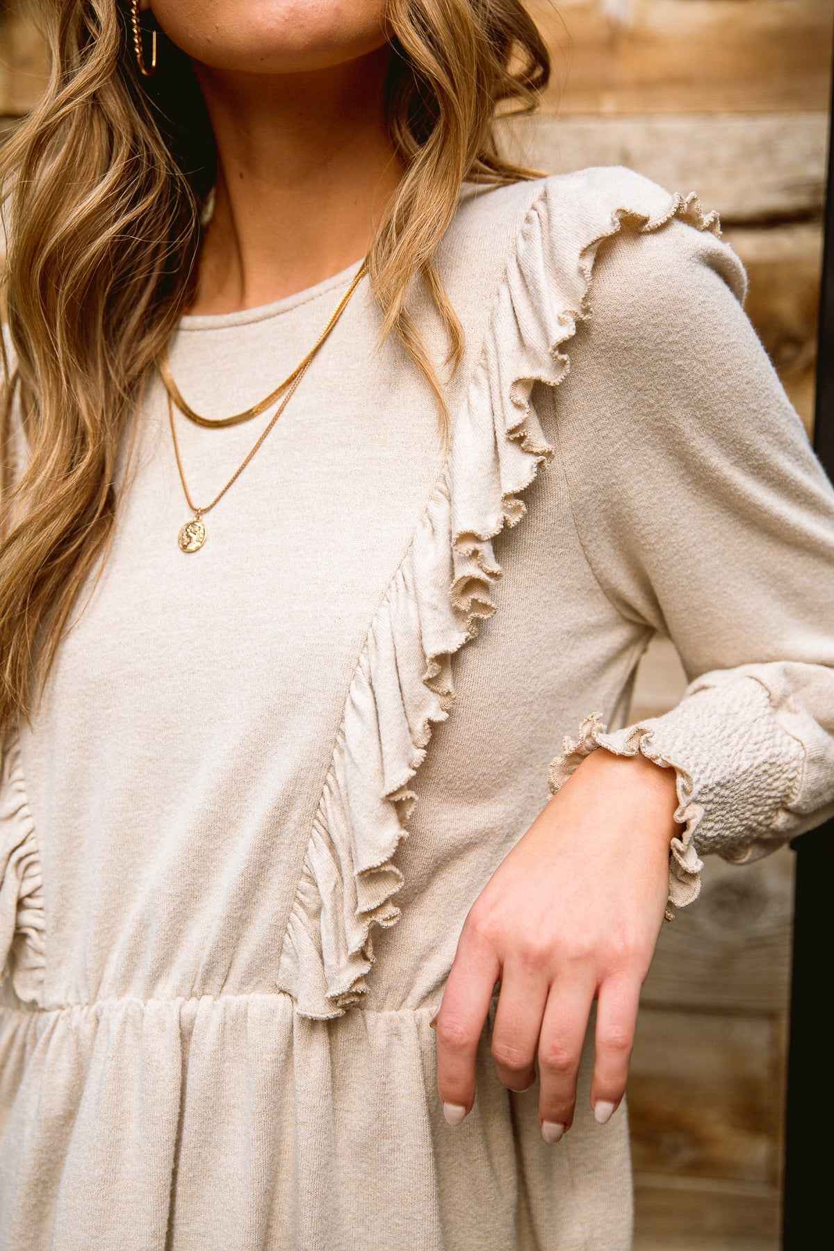 Sweet Confession Top In Seashell - Liarian Unlimited Boutique