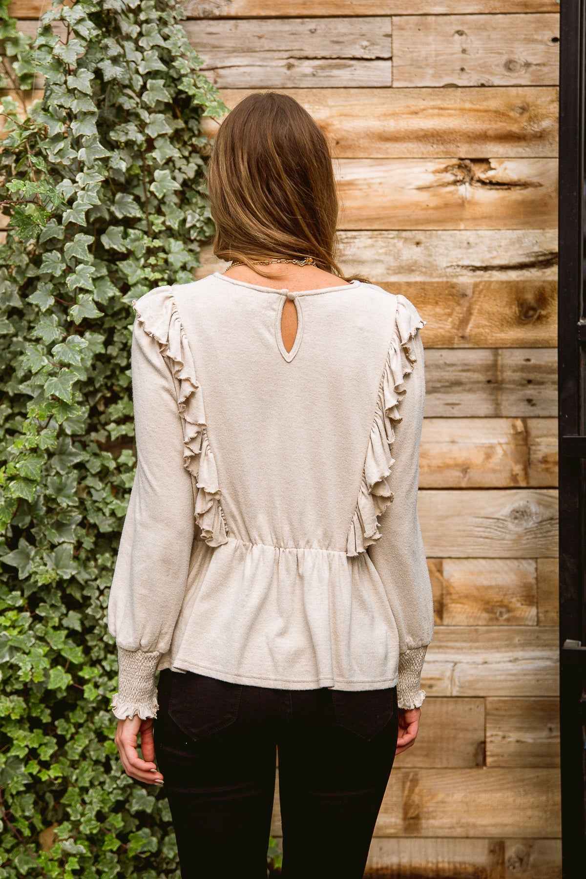 Sweet Confession Top In Seashell - Liarian Unlimited Boutique