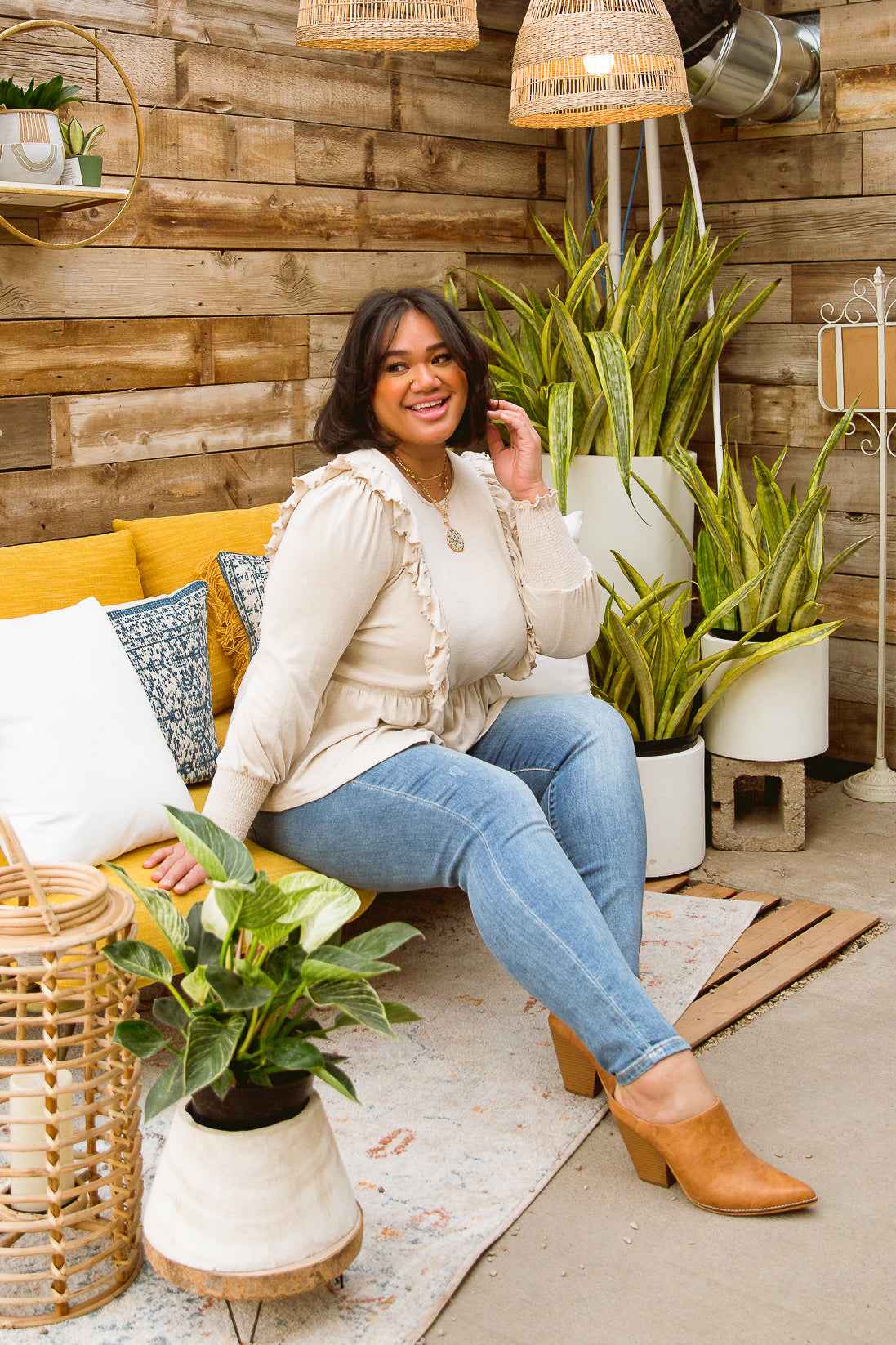 Sweet Confession Top In Seashell - Liarian Unlimited Boutique