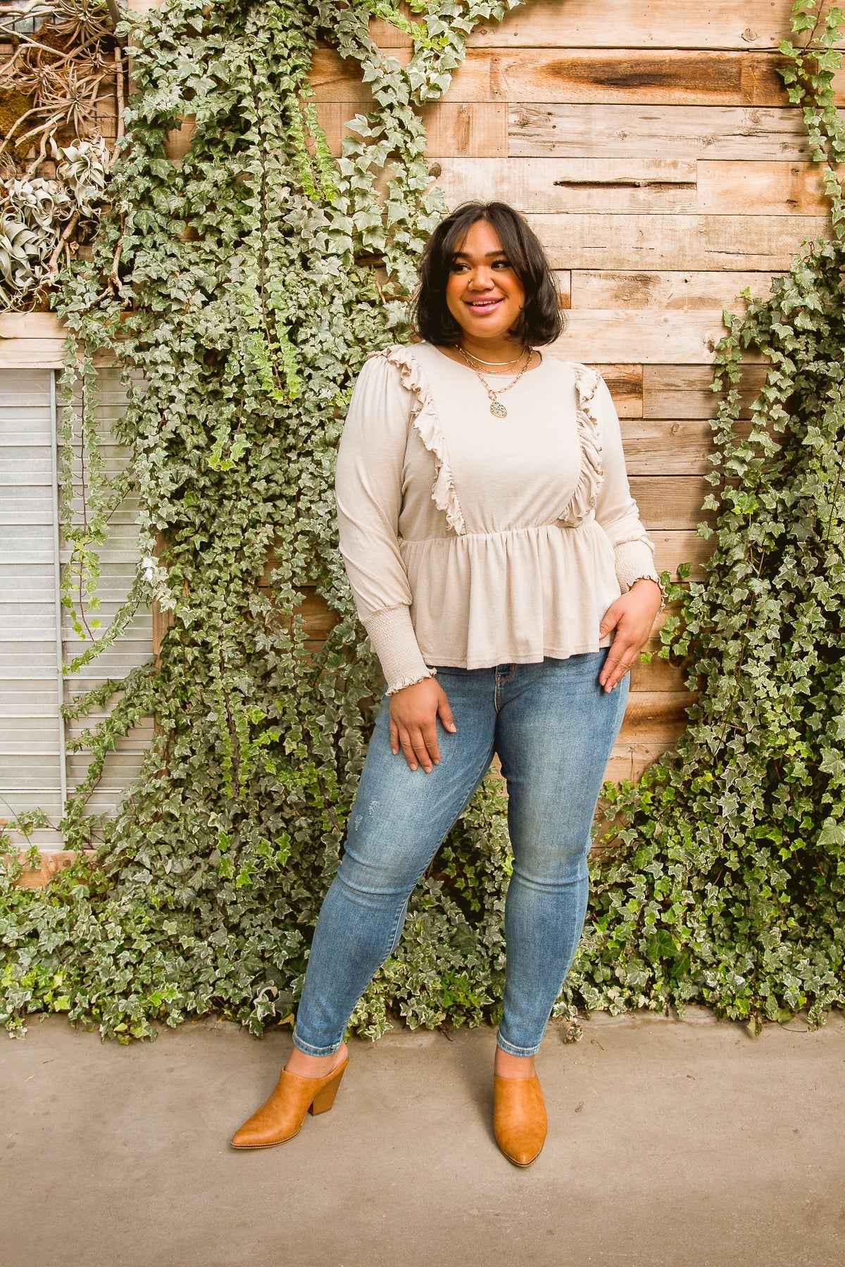 Sweet Confession Top In Seashell - Liarian Unlimited Boutique