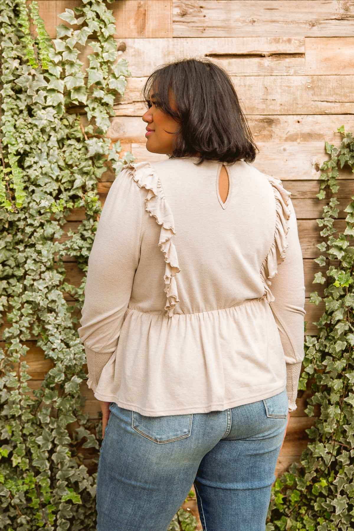 Sweet Confession Top In Seashell - Liarian Unlimited Boutique