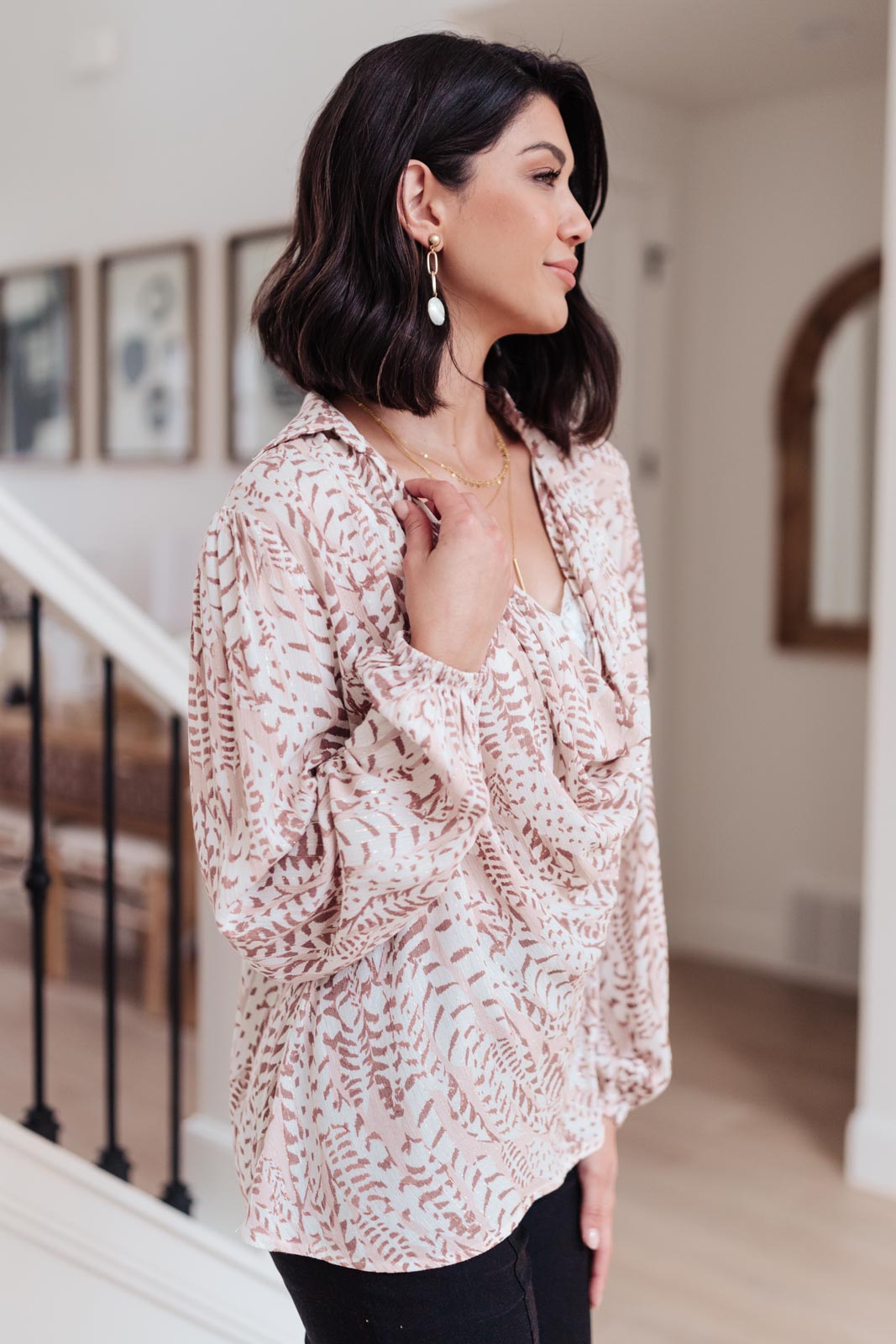 Top de cuello alto Take Flight