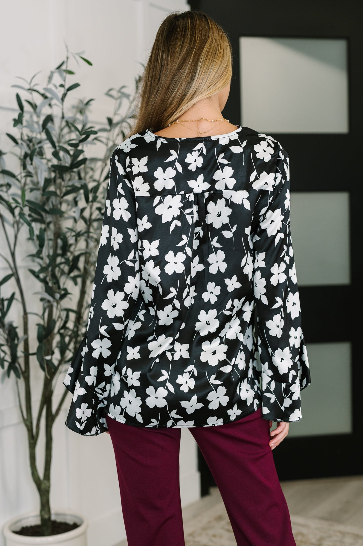 Blusa floral de vez en cuando