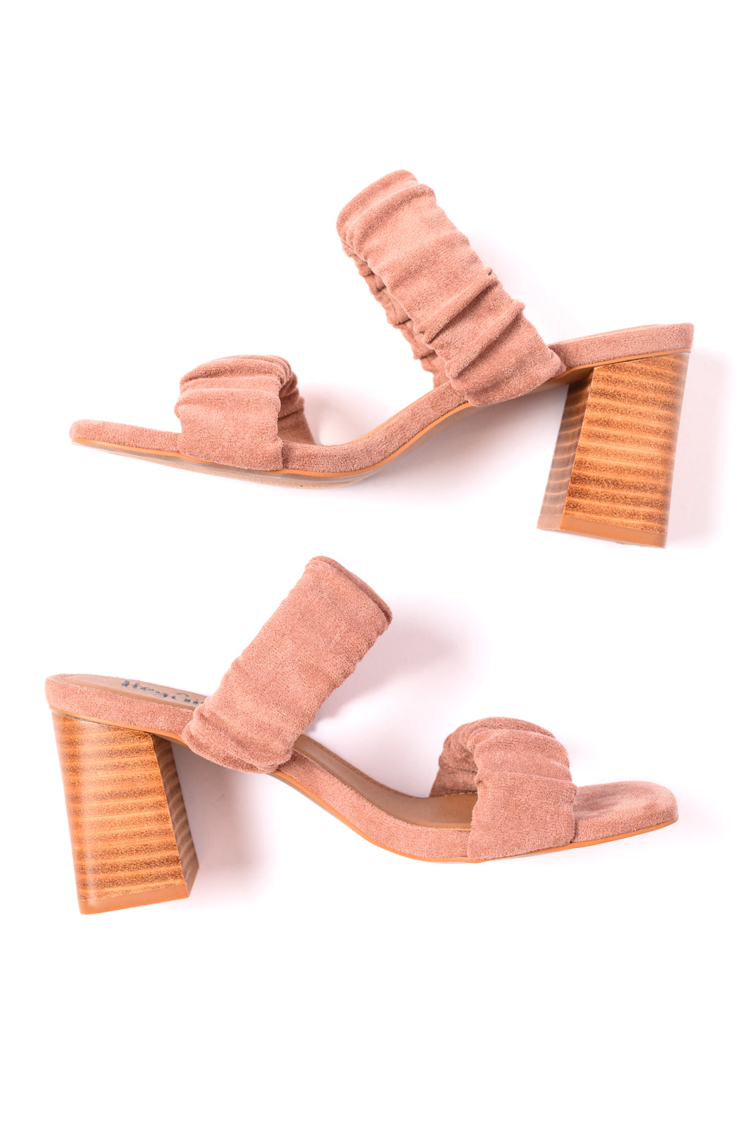 Tacones Tropic Like it's Hot en ante ruborizado