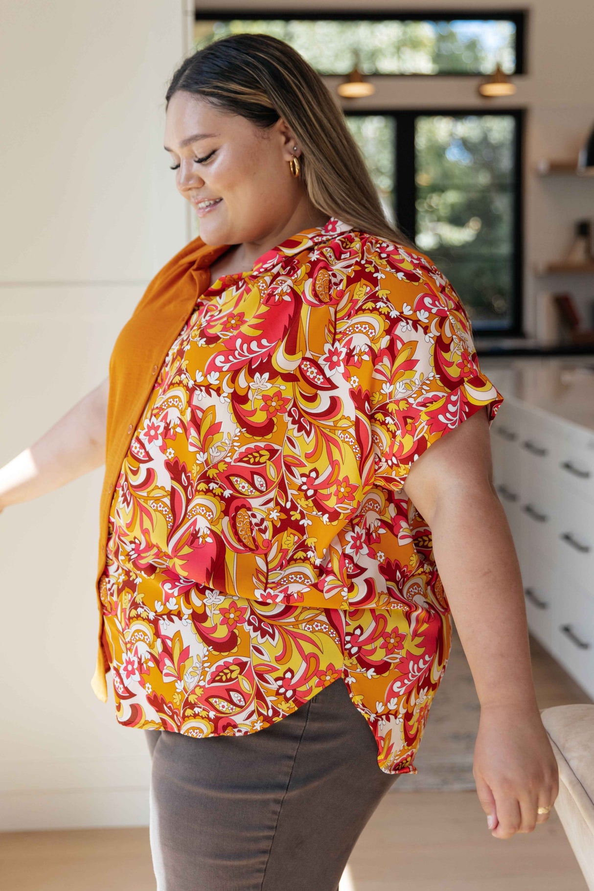 Two Sides To The Story Blouse - Liarian Unlimited Boutique
