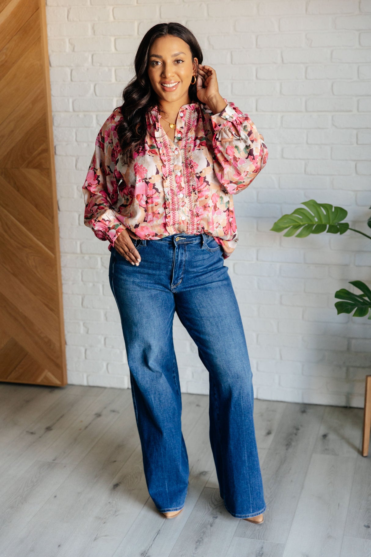 Blusa comprensiblemente floral