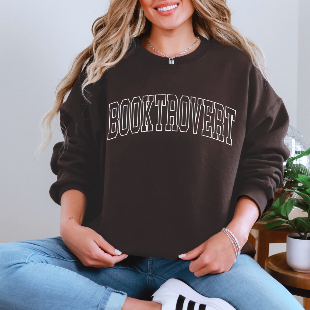 Sudadera gráfica Booktrovert