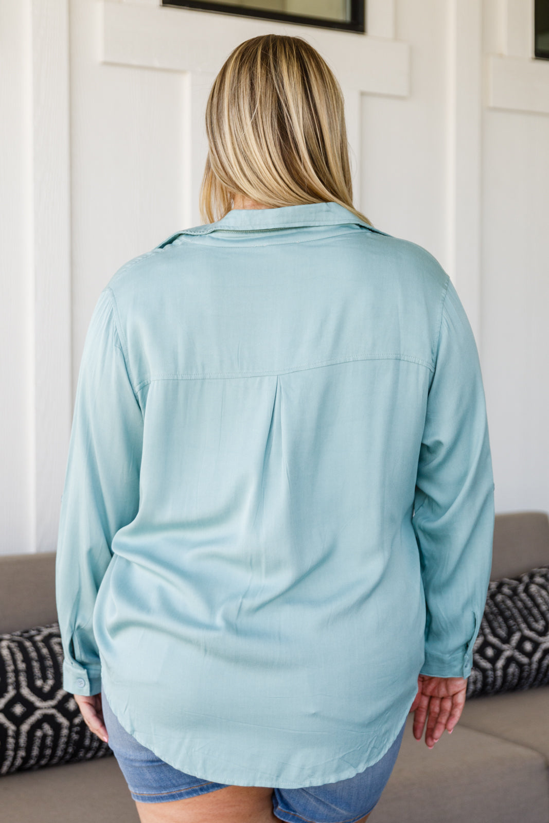 Blusa Confianza Inquebrantable en Azul Claro