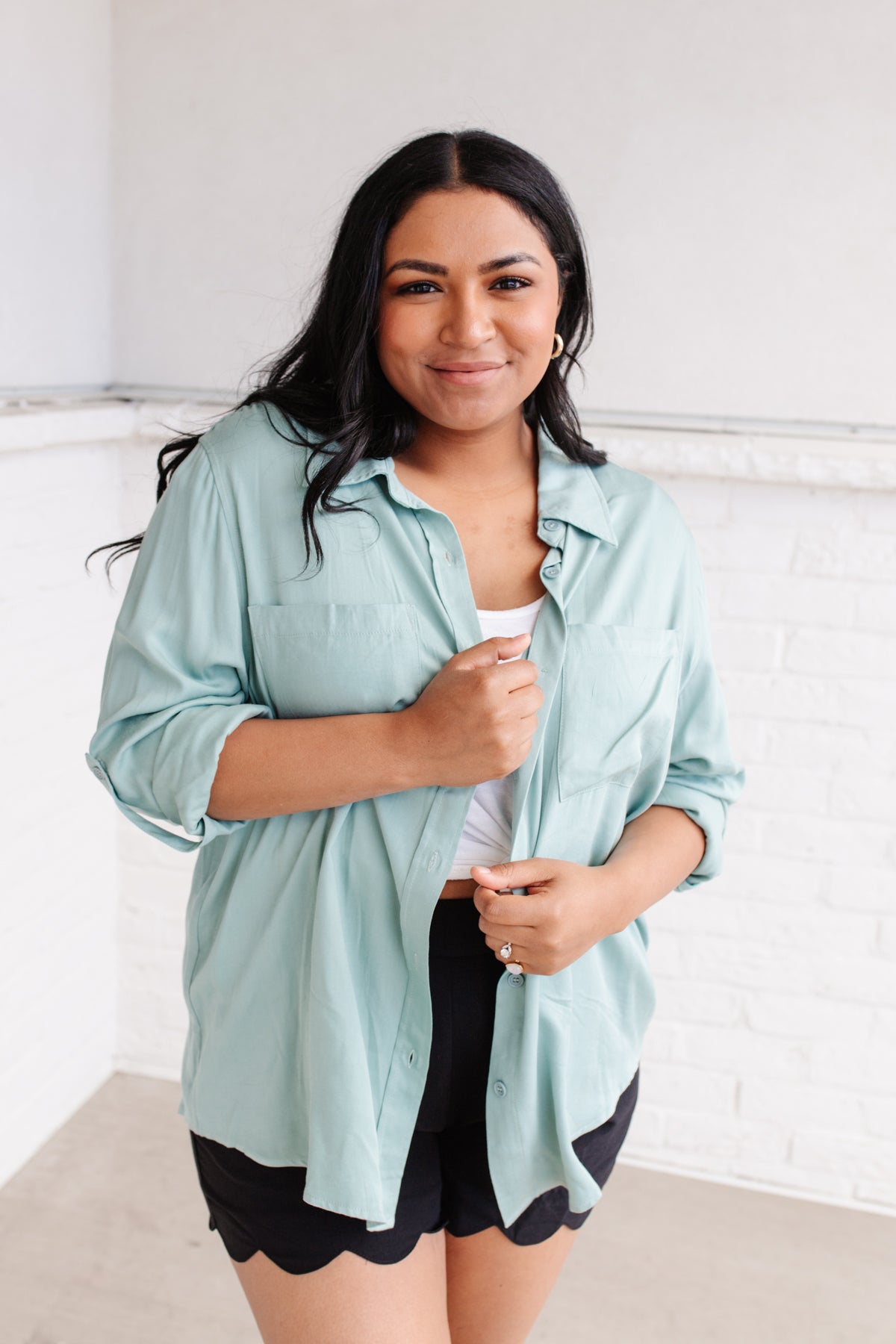 Blusa Confianza Inquebrantable en Azul Claro