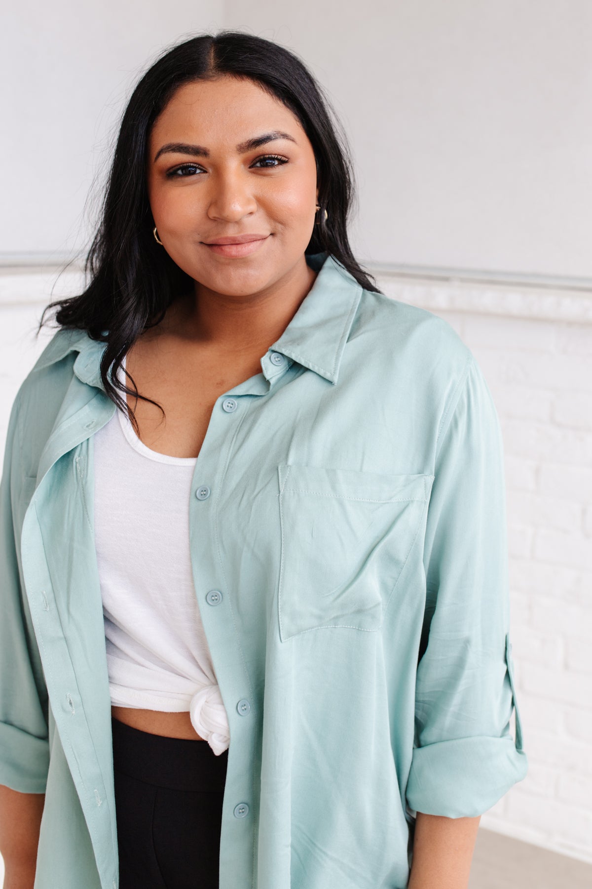 Blusa Confianza Inquebrantable en Azul Claro