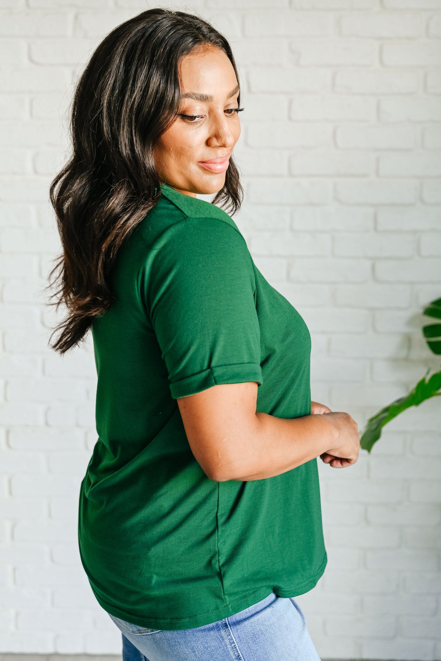 Camiseta Uptown Crew en verde