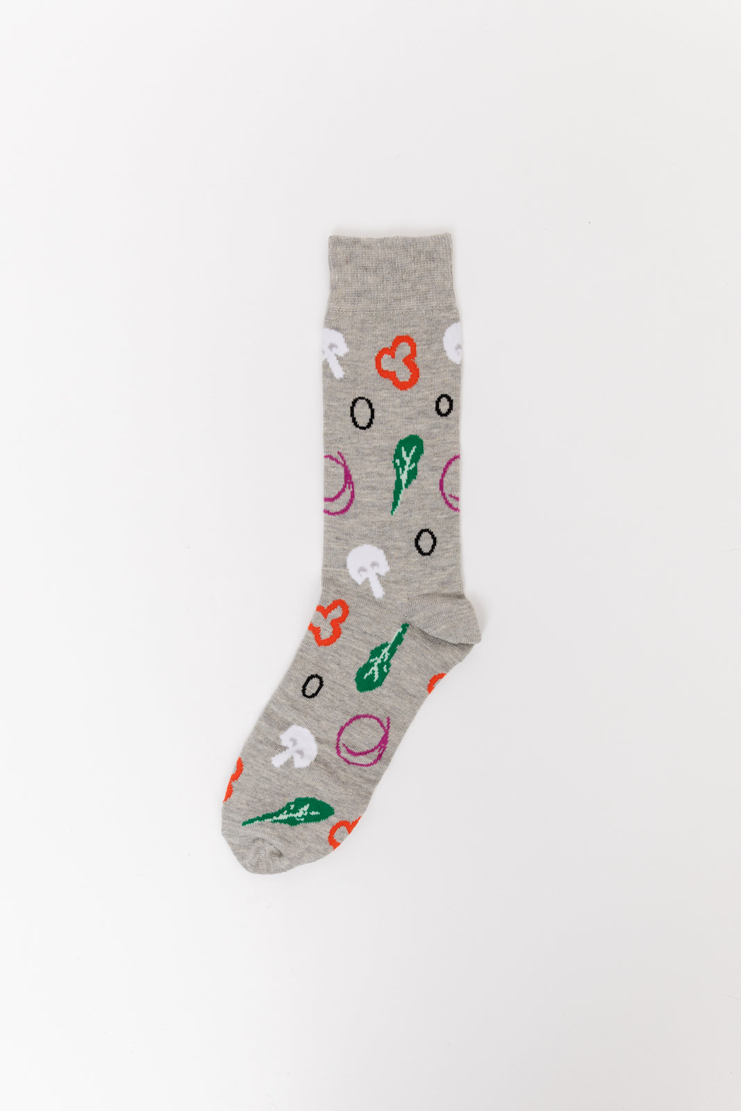 Juego de calcetines con diseño de pizza vegetariana