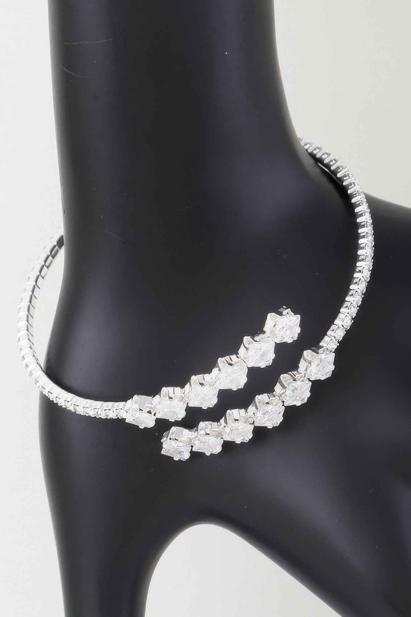 Jeweled Shiny Star Wrap Bracelet