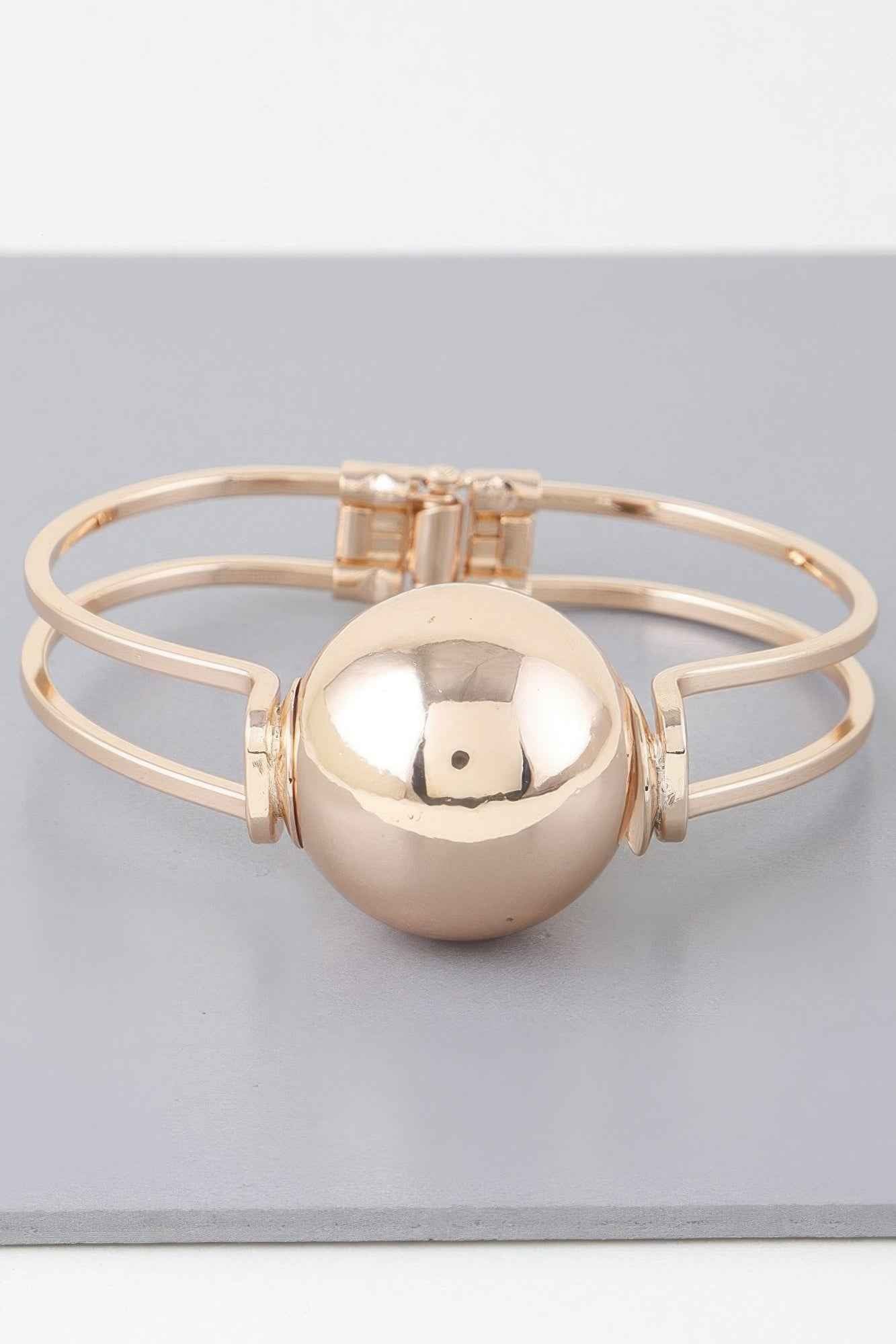 Statement Sphere Cuff Bracelet
