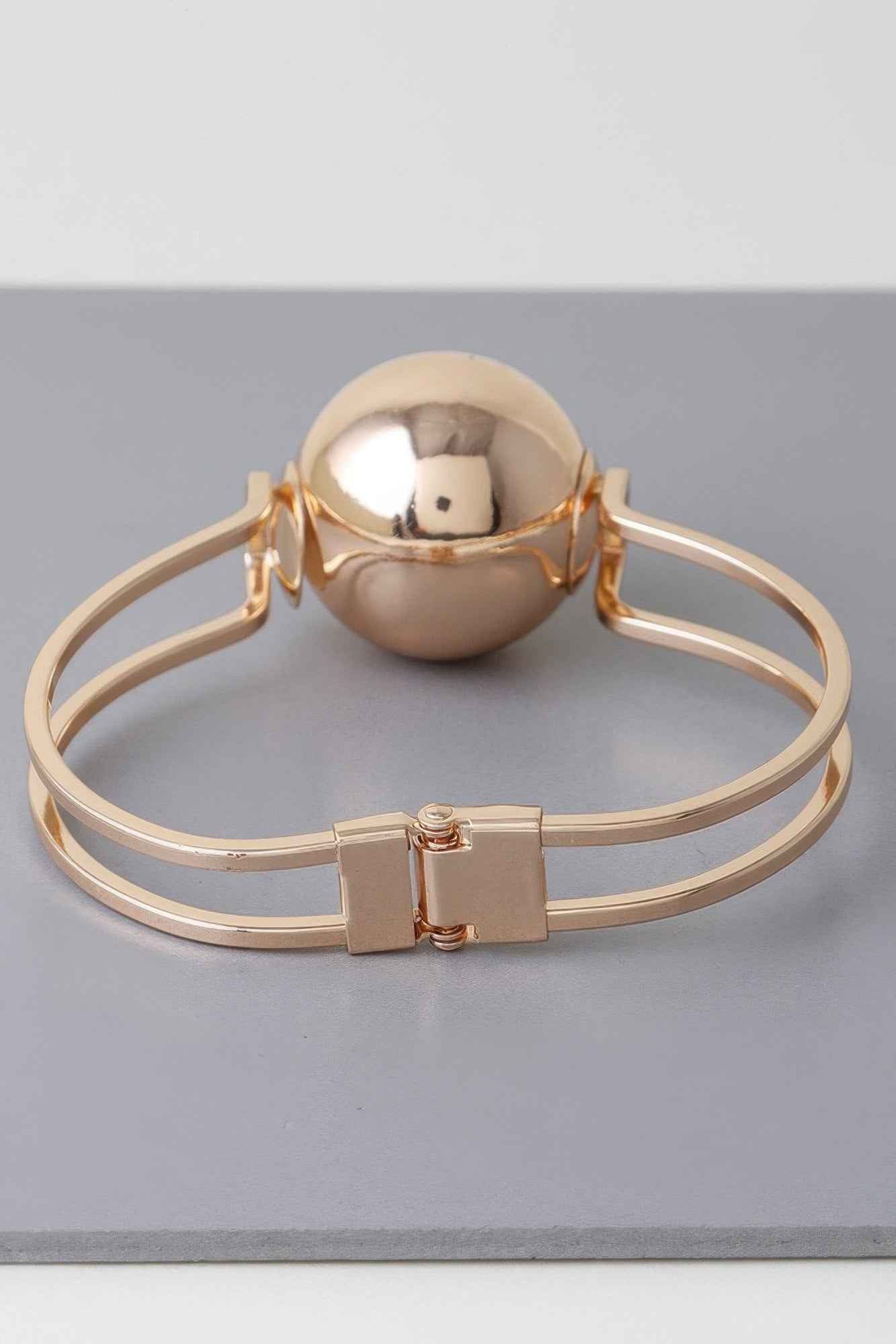 Statement Sphere Cuff Bracelet