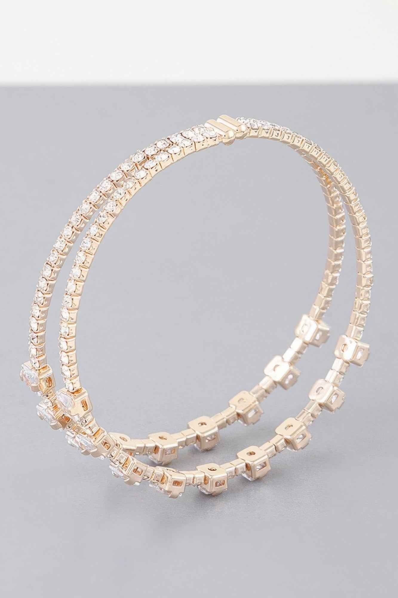 Double Cubic Zirconia Bracelet