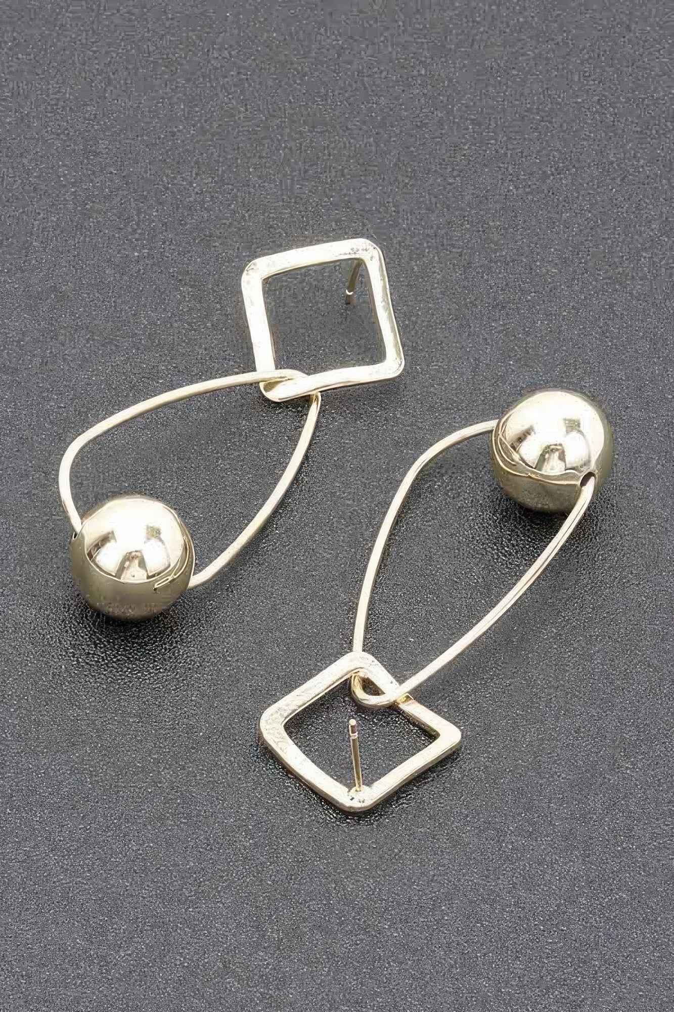 Gold Plated Metal Earring
