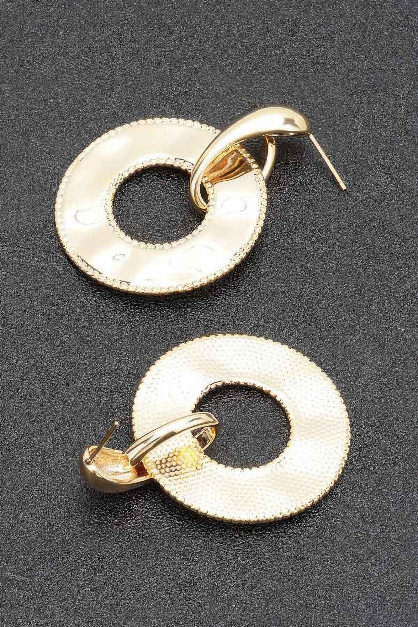 Gold Plated Metal Earring