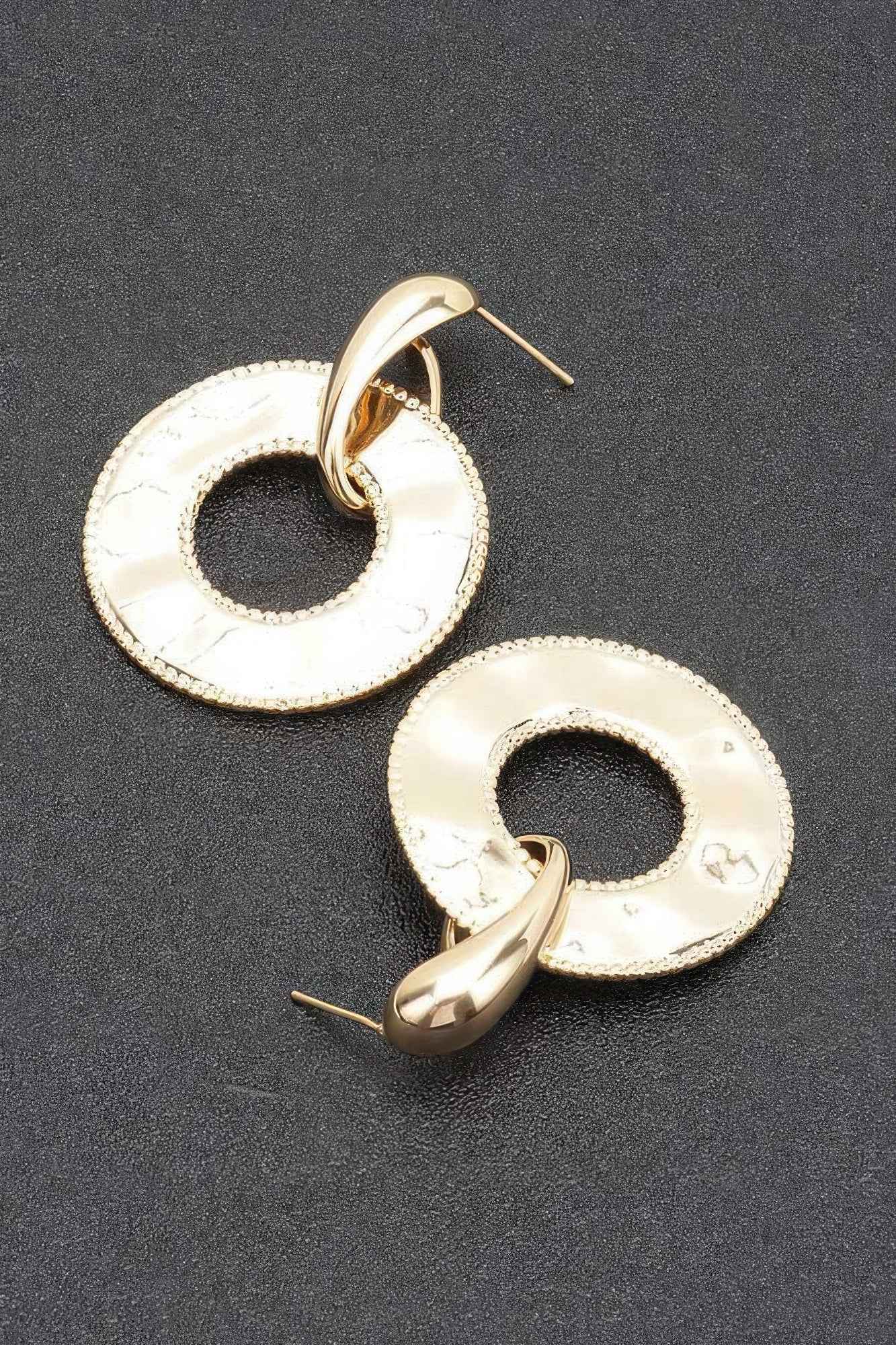 Gold Plated Metal Earring