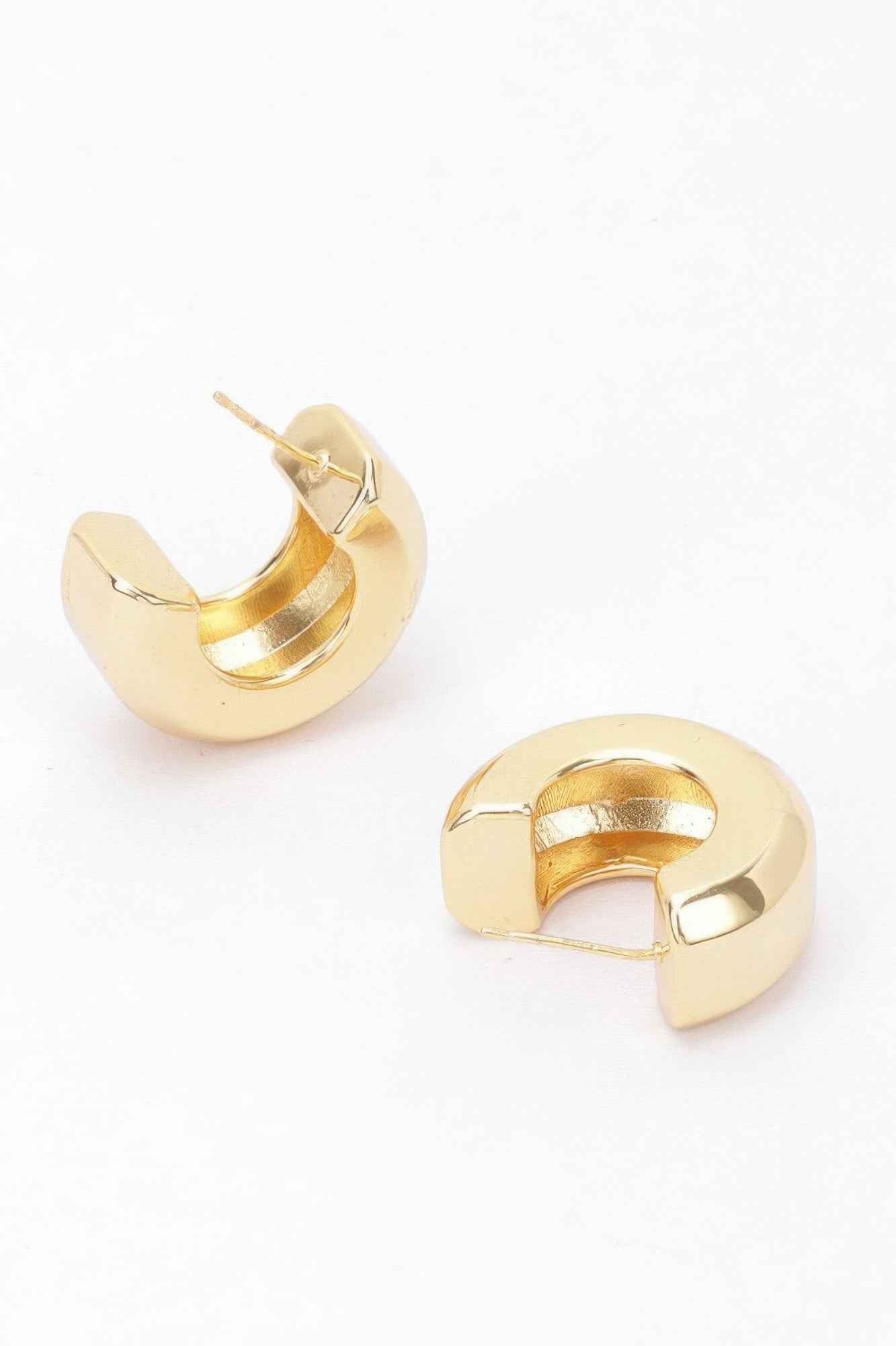 Gold Plated Metal Earring