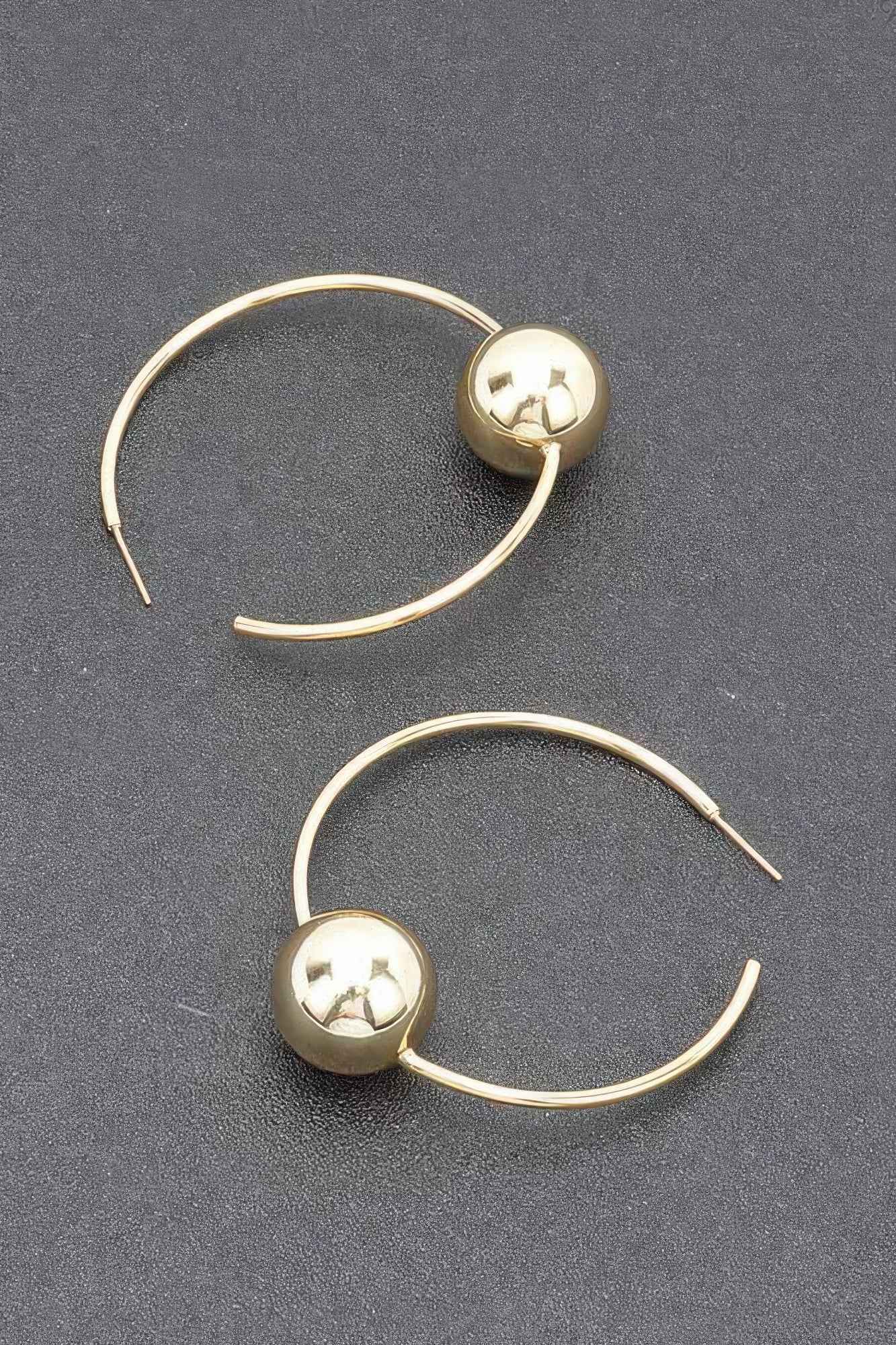 Gold Plated Metal Earring