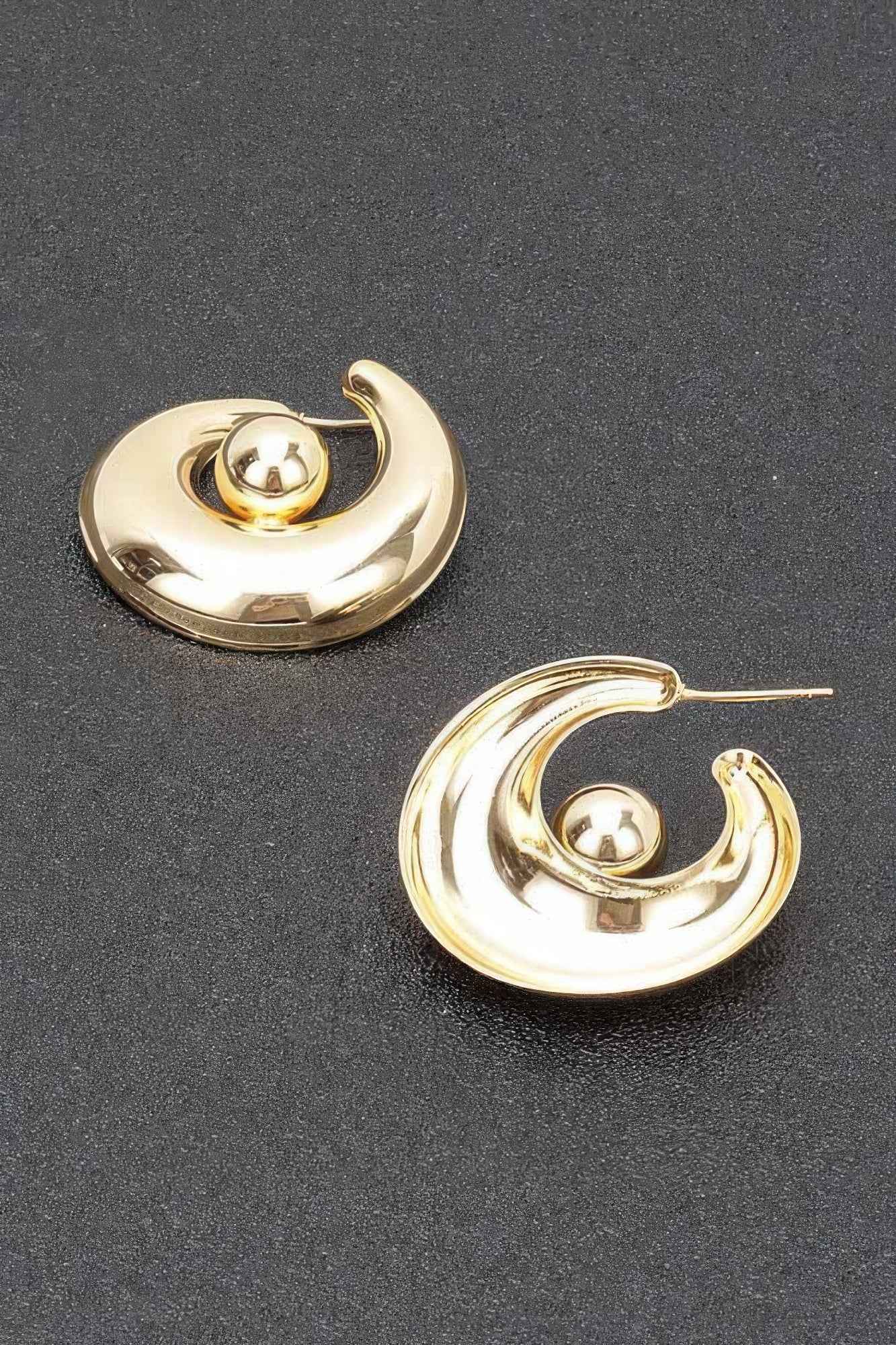 Gold Plated Metal Earring