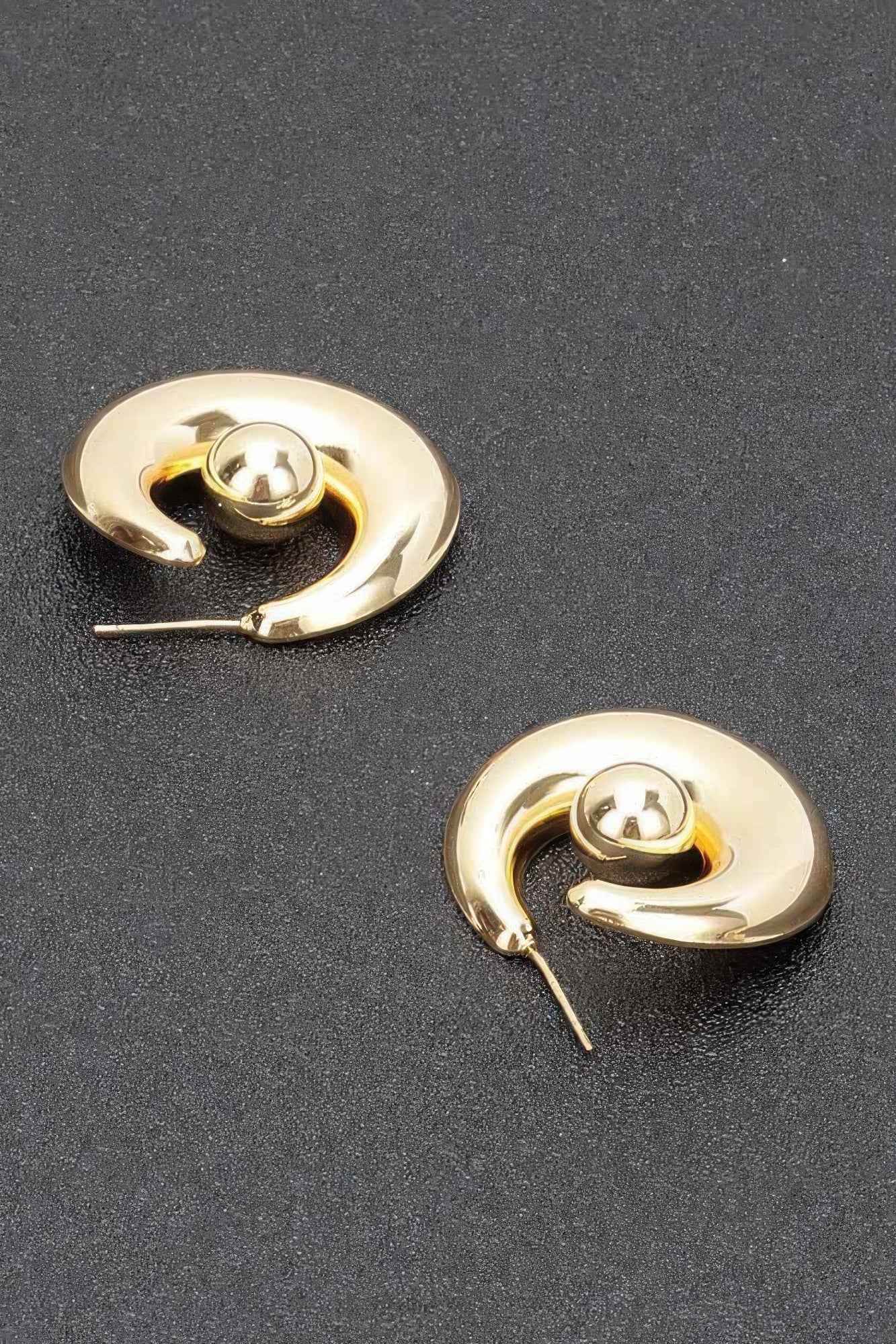 Gold Plated Metal Earring