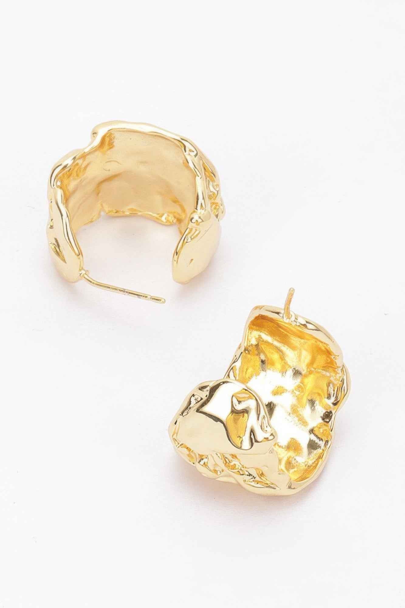 Gold Plated Metal Earring