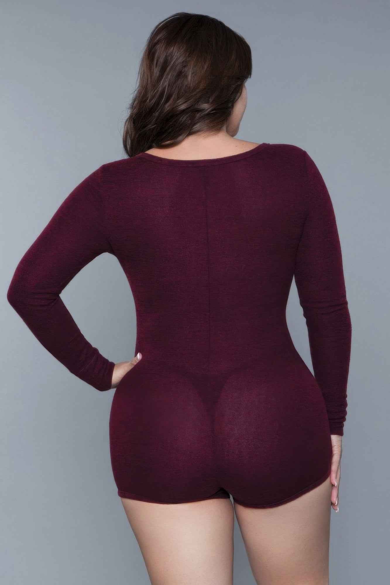 Nala Romper Burgundy